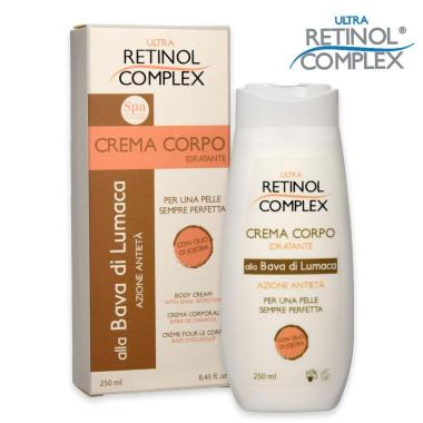 Retinol complex crema corpo idratante alla bava di lumaca 250 ml