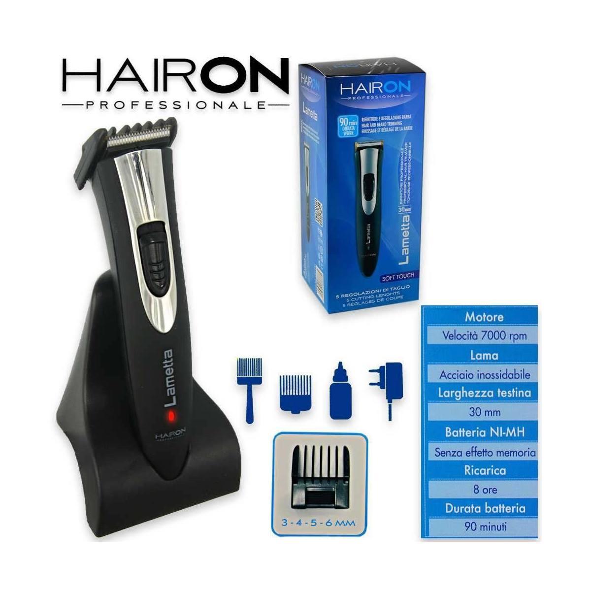 Regola capelli lametta black hairon