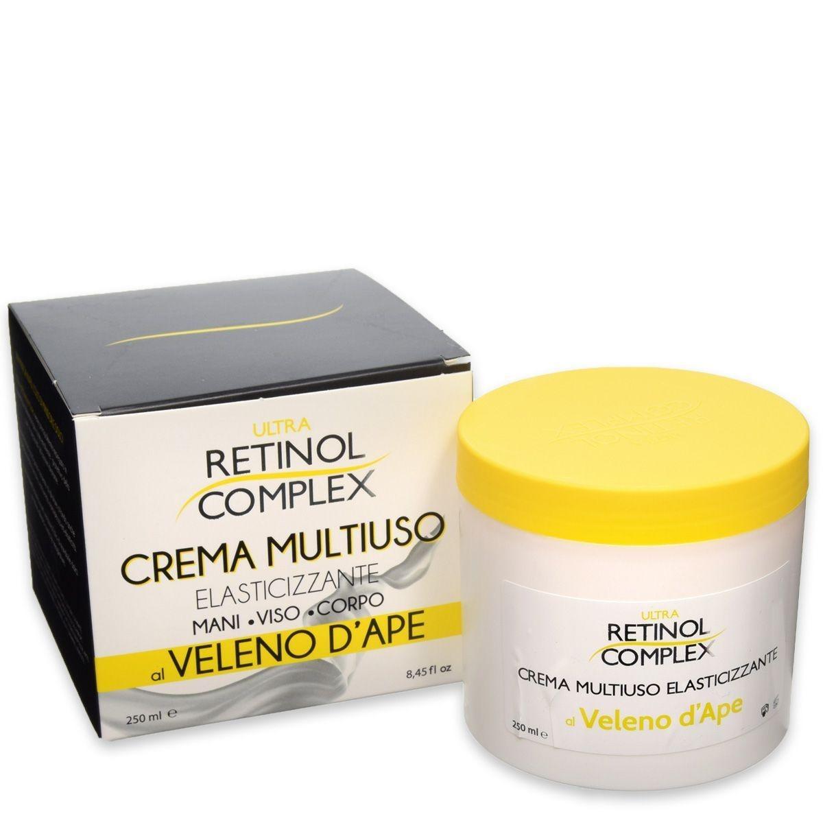 Retinol complex crema corpo antiossidante vitamina c 250 ml
