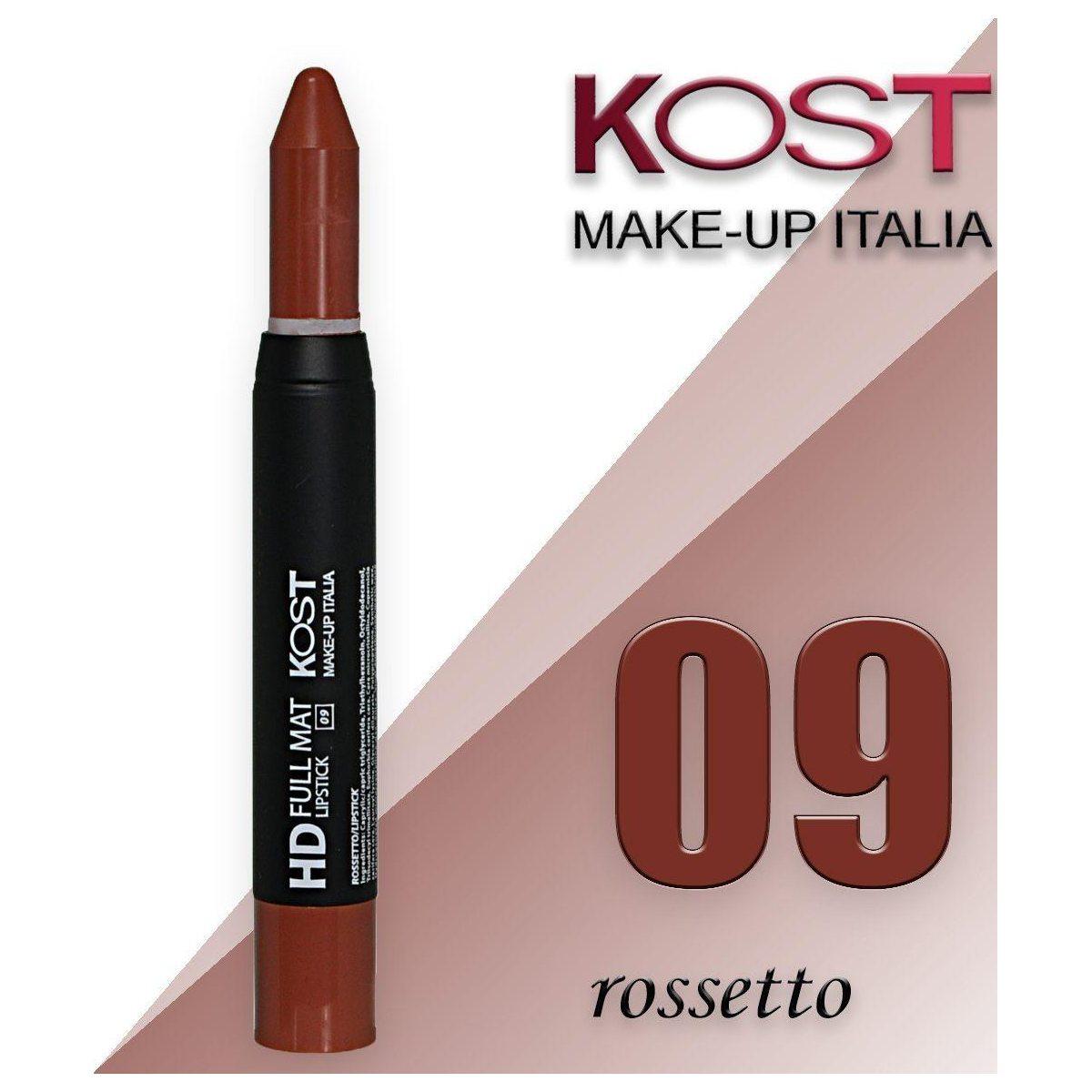 Hd full mat lipstick kost 09