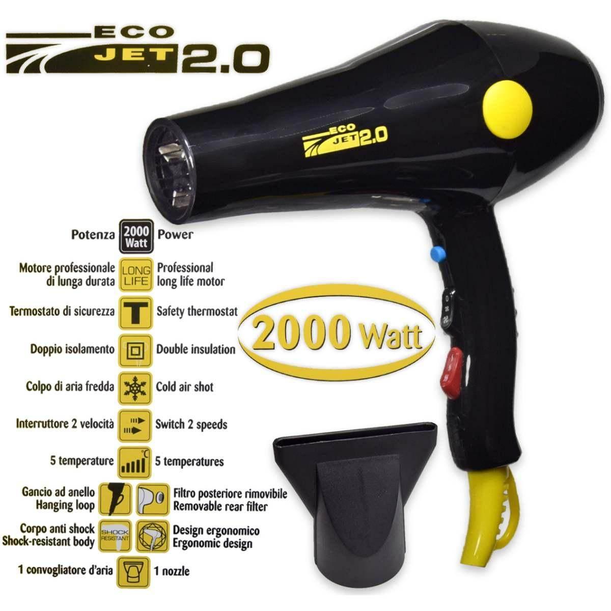 Phon giubra new eco jet 2.0 2000 watt nero
