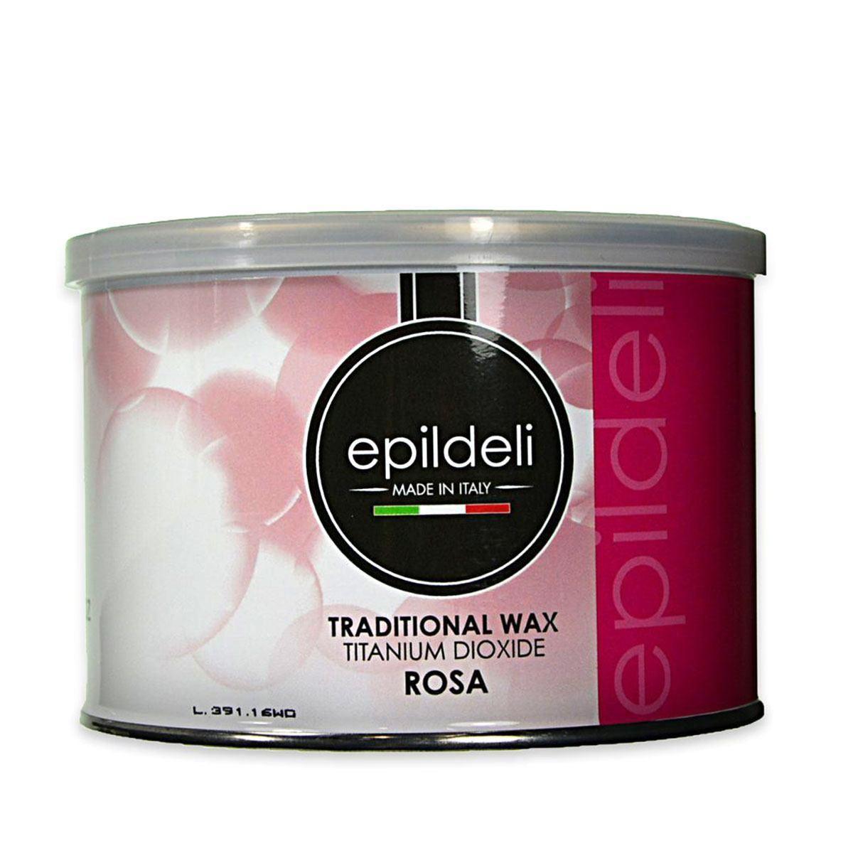 Epildeli cera depilazione 400ml matte rose