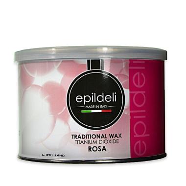 Epildeli cera depilazione 400ml matte rose