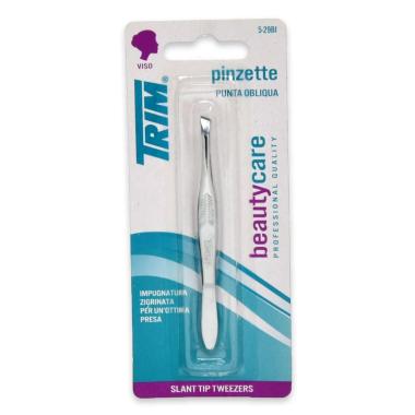Trim pinzette punta obliqua