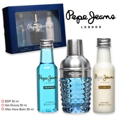 Pepe jeans london for him edt 30 ml + gel doccia 50 ml + a/s balm 50 ml