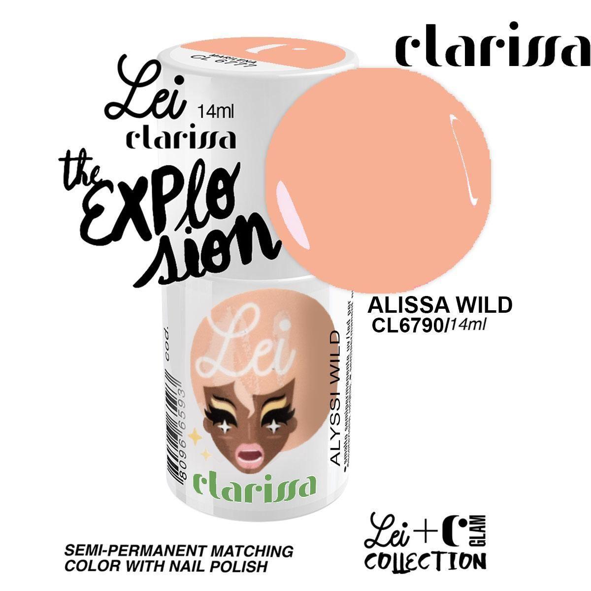 Clarissa smalto semipermanente tpo free 14 ml  alyssa wild