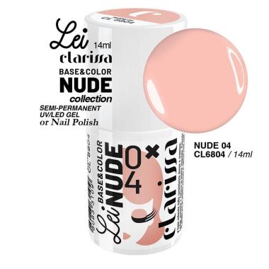 Clarissa smalto semipermanente tpo free 14 ml  base&color nude 4