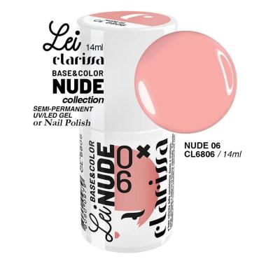 Clarissa smalto semipermanente tpo free 14 ml  base&color nude 6