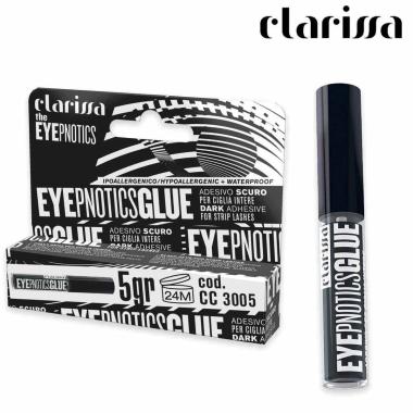 Clarissa eyepnotics colla per ciglia intere nera waterproof 5gr