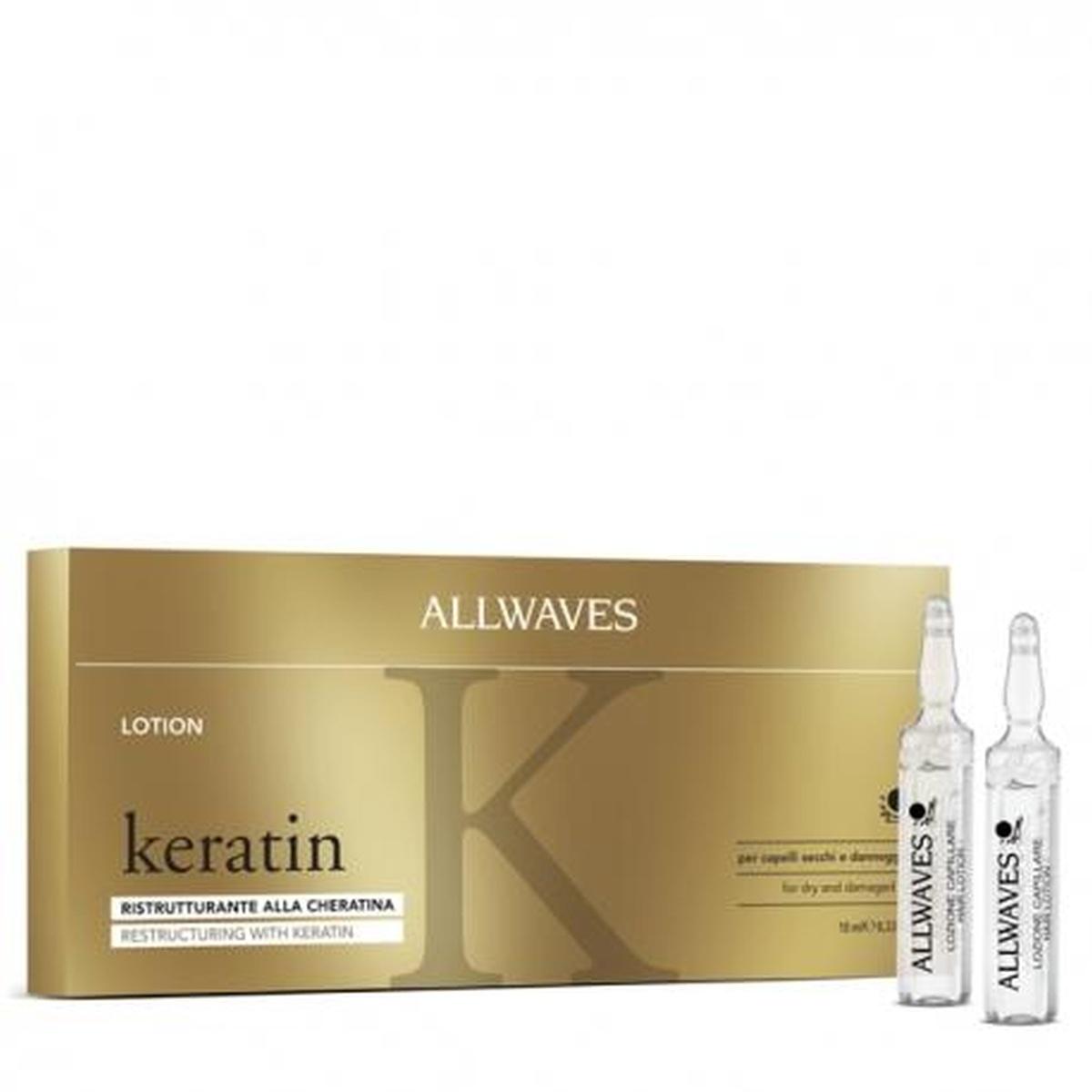 Fiale cheratina allwaves 10 ml x 12 pz