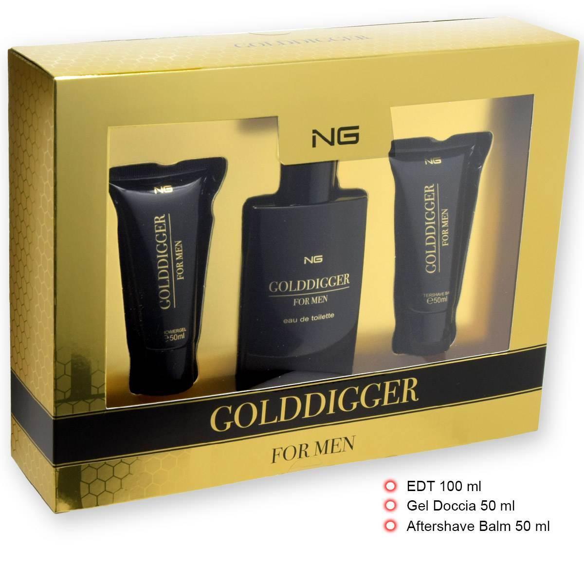 Ng goldigger men set edp 100 ml + shower gel 50 ml + after shave 50 ml