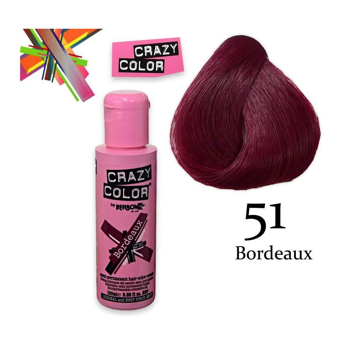 Crazy color semipermanente 100 ml bordeaux