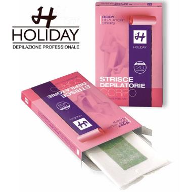 Striscia tnt con cera holiday 10 strisce 20 applicazioni body