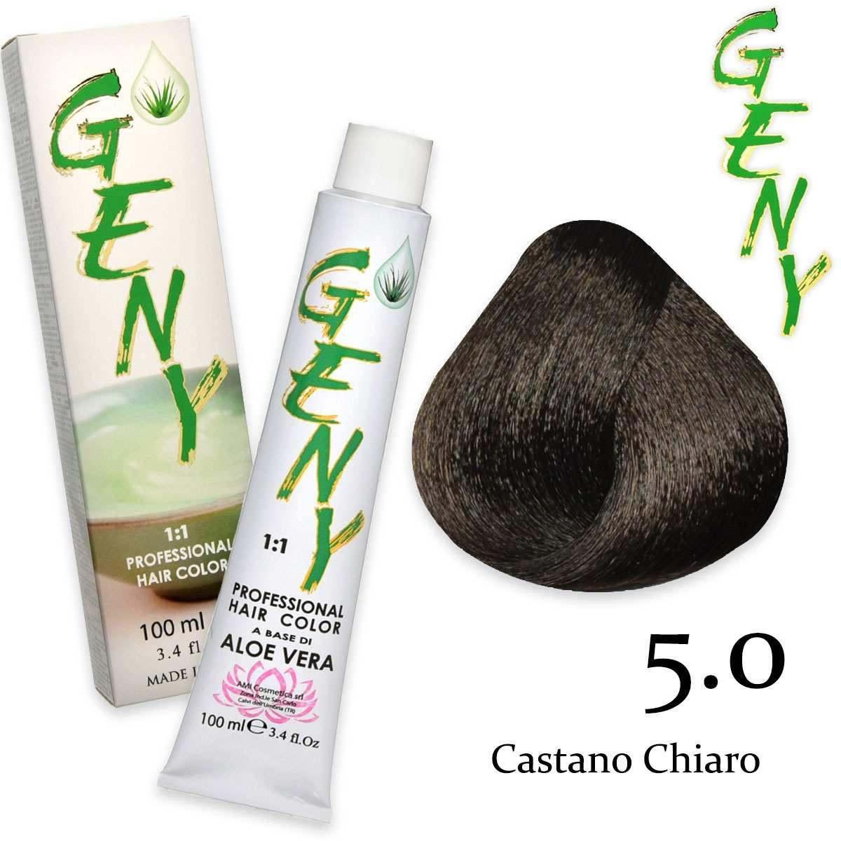 Geny professional tintura 100 ml castano chiaro 5.0