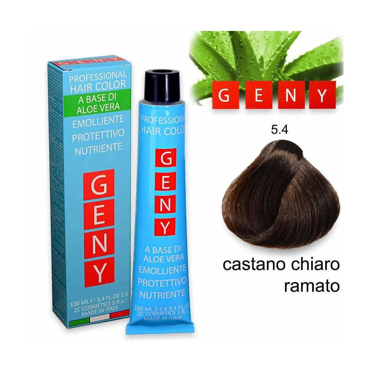 Geny professional tintura 100 ml castano chiaro ramato 5.4