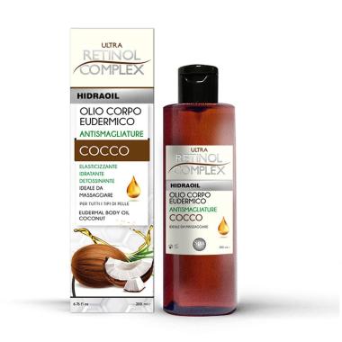 Retinol complex olio corpo eudermico al cocco 200 ml