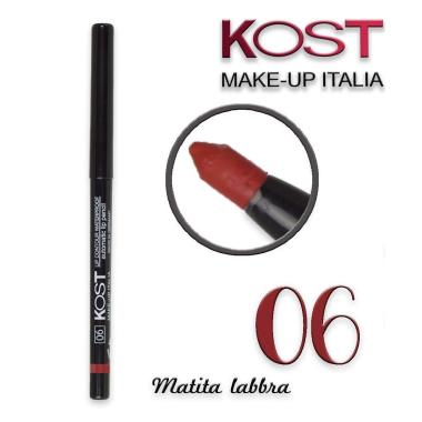 Matita labbra automatica lip contour waterproof kost 06
