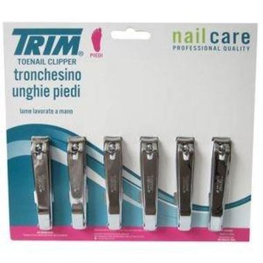 Trim tagliaunghie piedi cartella 12 pz