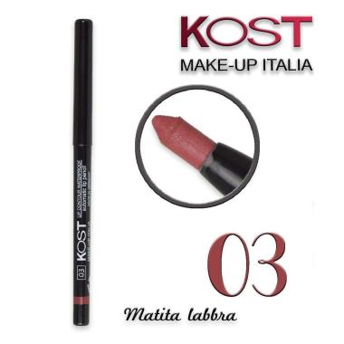 Matita labbra automatica lip contour waterproof kost 03