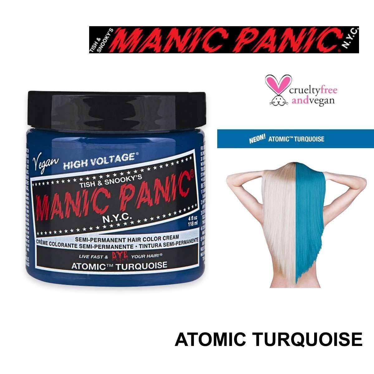 Manic panic high voltage atomicturquoise blue