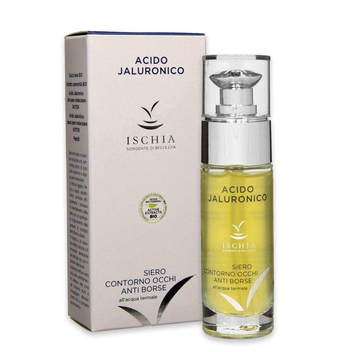 Ischia siero contorno occhi anti-borse 30 ml acido jaluronico
