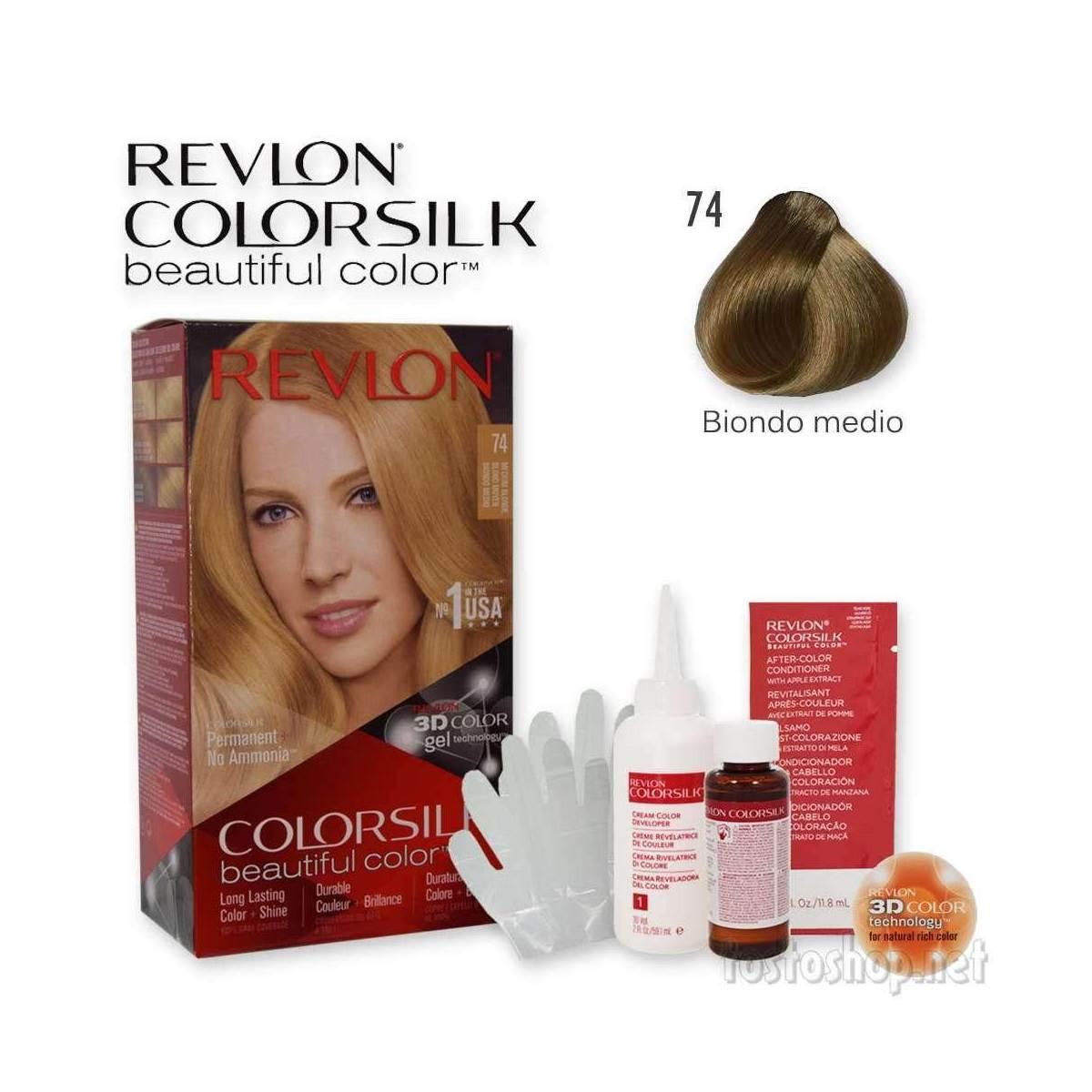 Revlon colorsilk n° 74 biondo medio