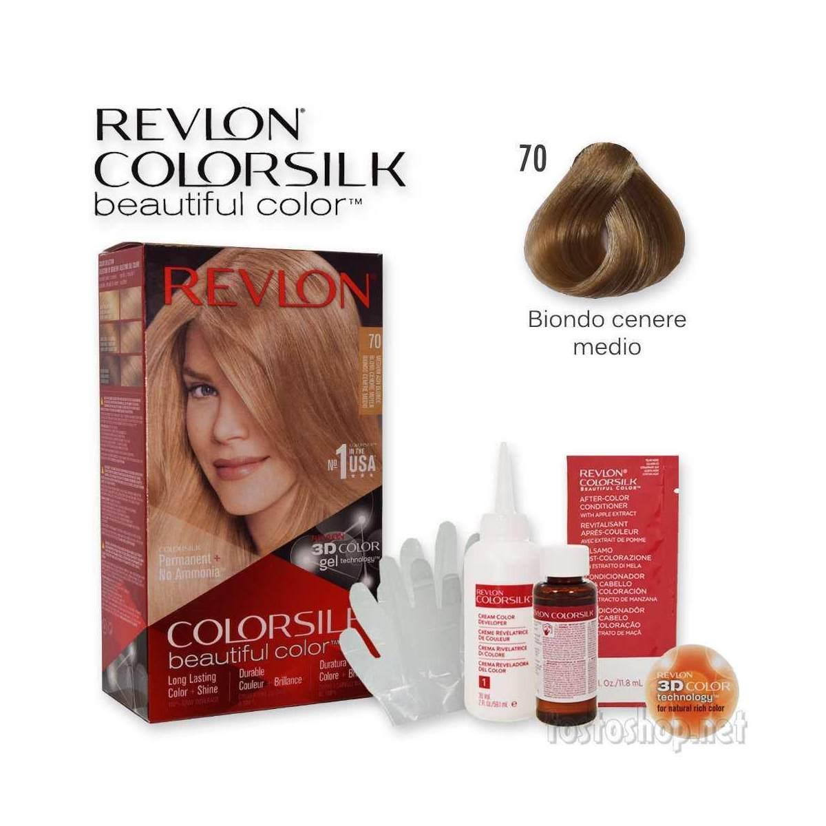 Revlon colorsilk n° 70 biondo cenere medio