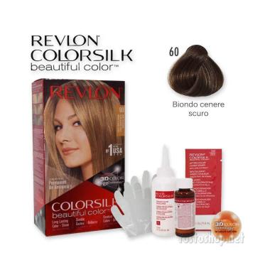 Revlon colorsilk n° 60 biondo cenere scuro