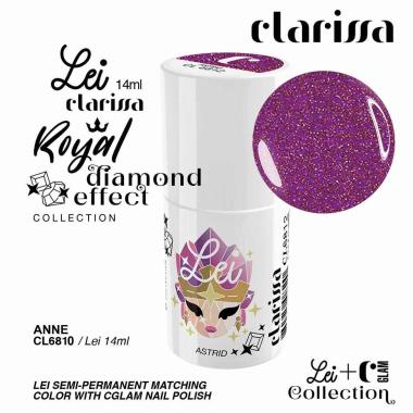 CLARISSA SMALTO SEMIPERMANENTE TPO FREE 14 ML  ANNE - effetto diamante