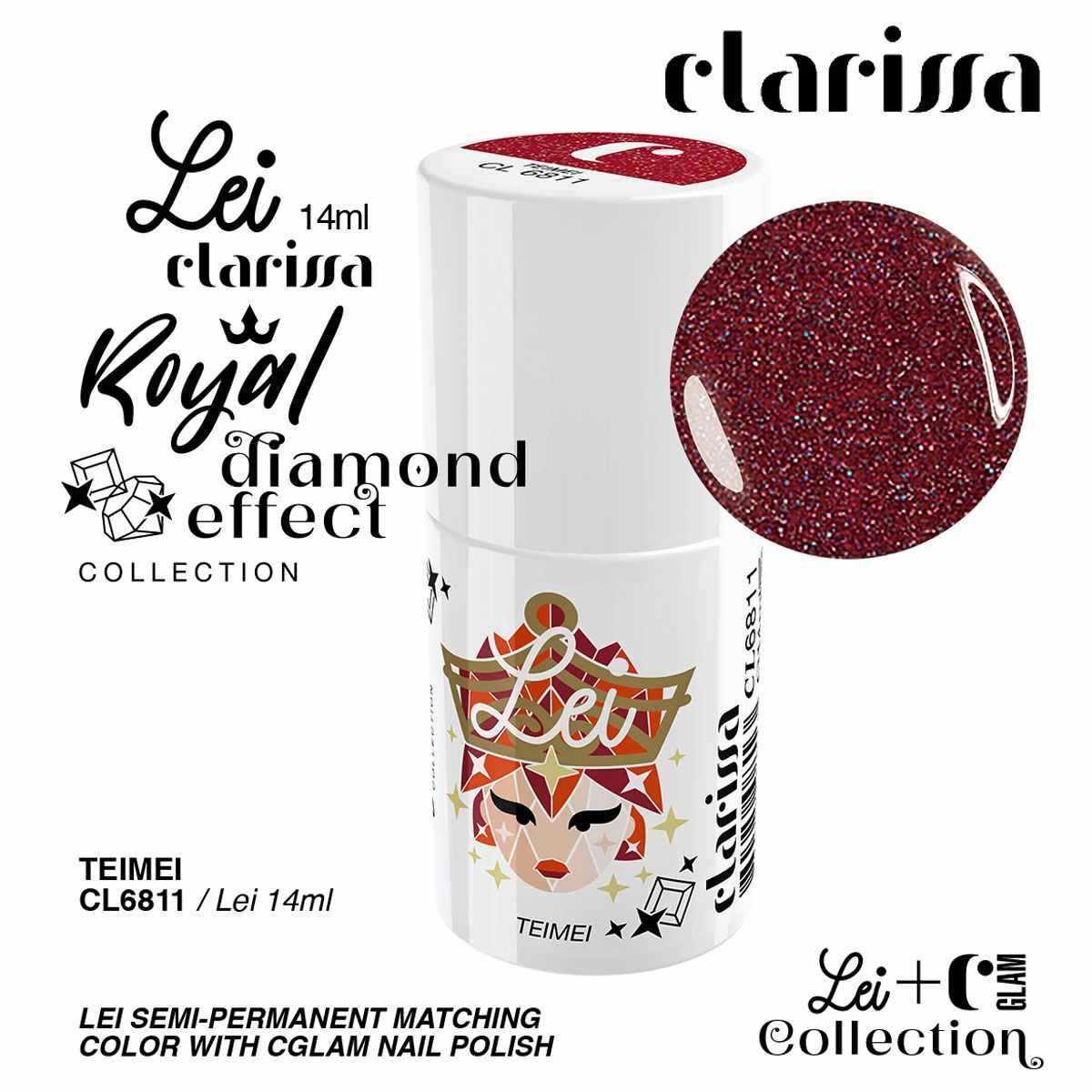 CLARISSA SMALTO SEMIPERMANENTE TPO FREE 14 ML  TEIMEI - effetto diamante
