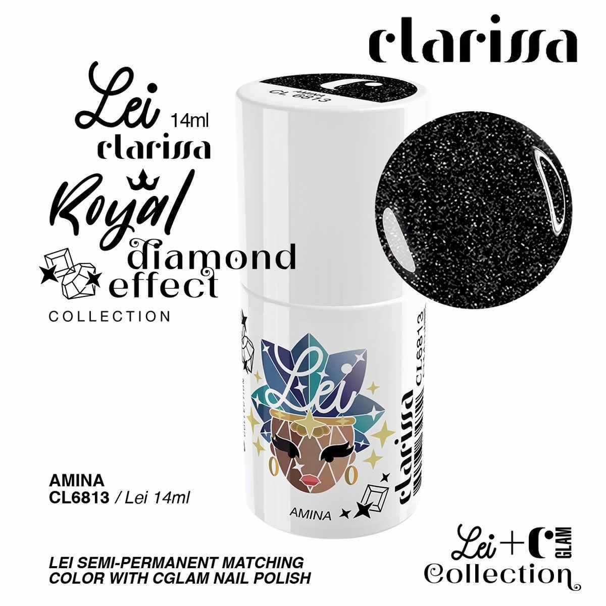 CLARISSA SMALTO SEMIPERMANENTE TPO FREE 14 ML  AMINA - effetto diamante