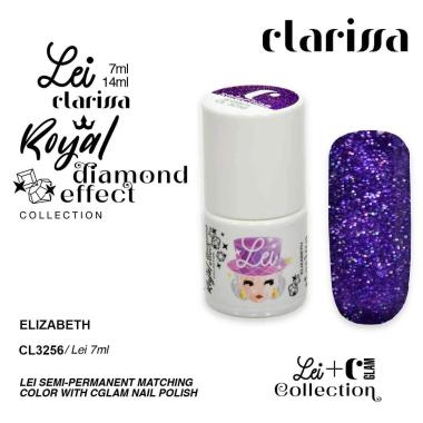 CLARISSA SMALTO SEMIPERMANENTE TPO FREE 7 ML  ELIZABETH - effetto diamante