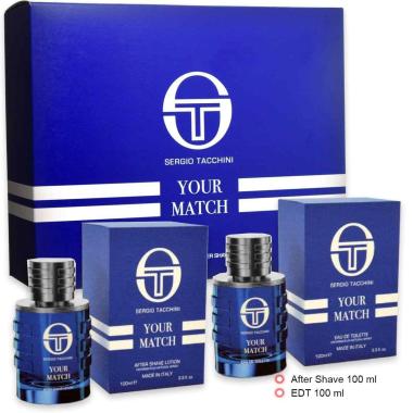 S.tacchini coffret your match set edt 100 ml + a/shave 100 ml