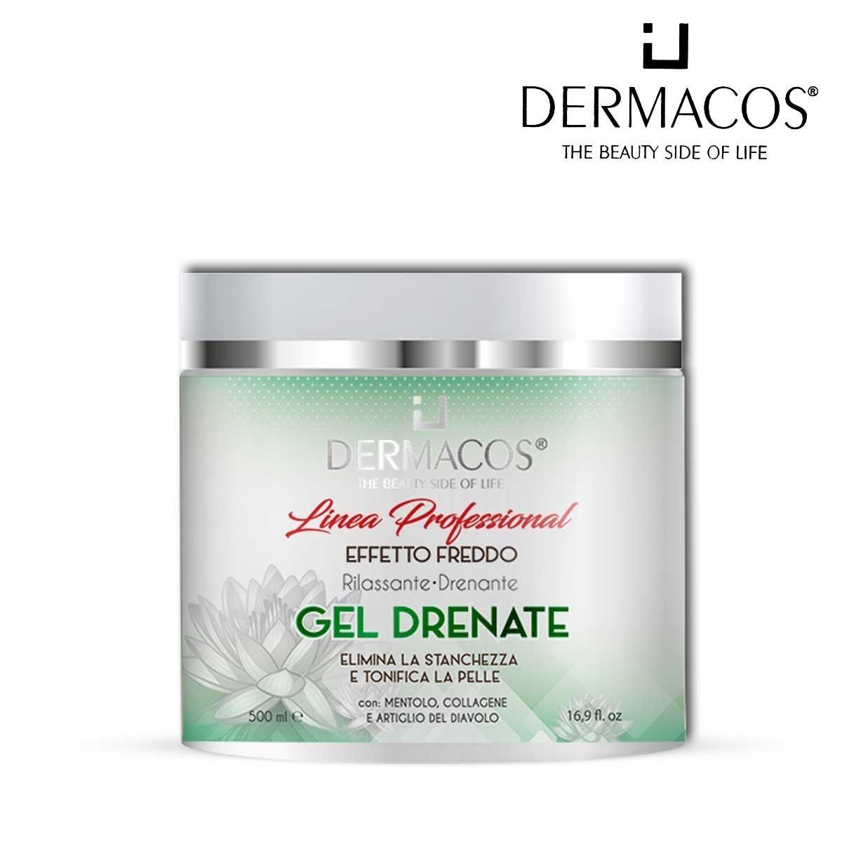 Dermacos linea professional gel drenante effetto freddo 500 ml