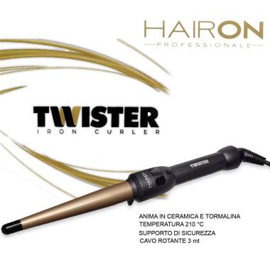 Twister ferro arricciante conico diam 15-25 mm hairon