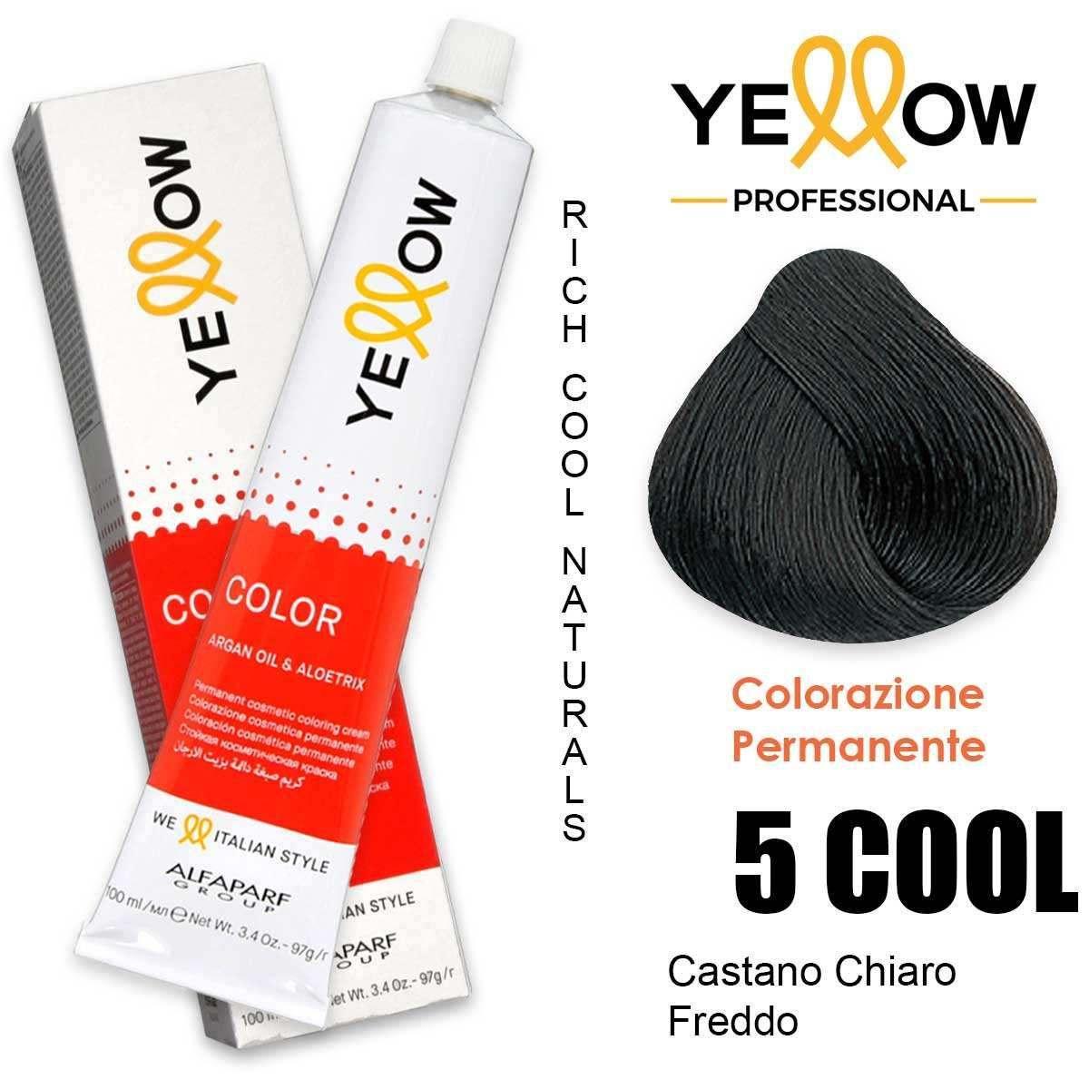 ALFAPARF YELLOW COLOR PERMANENT 5 COOL 100ml