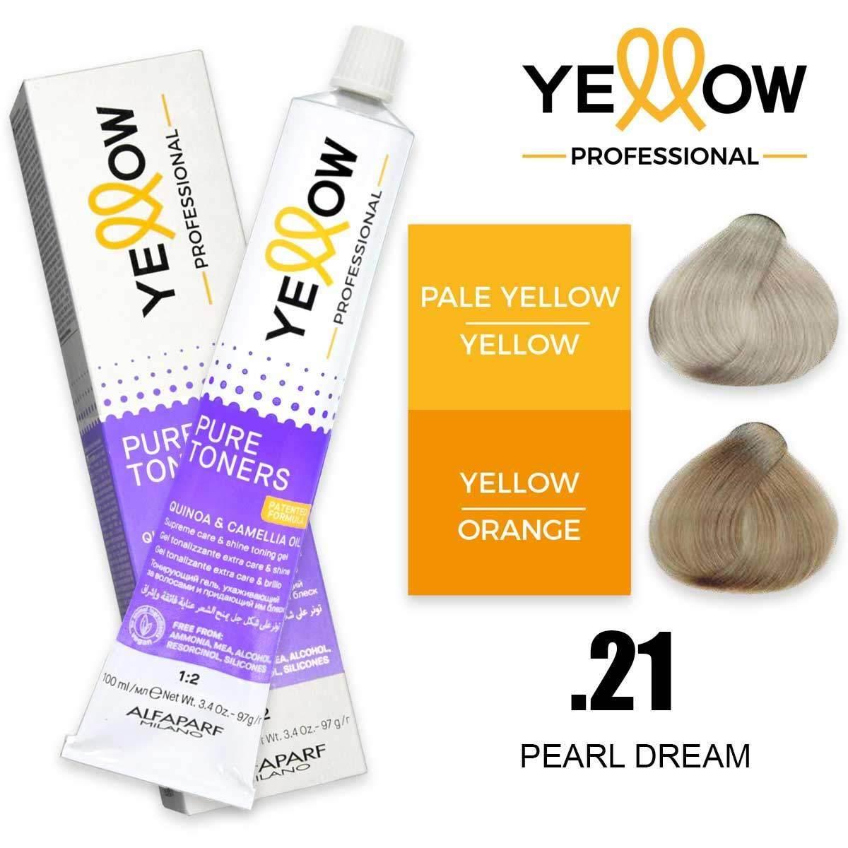 ALFAPARF YELLOW PURE TONERS PEARL .21 100 ml