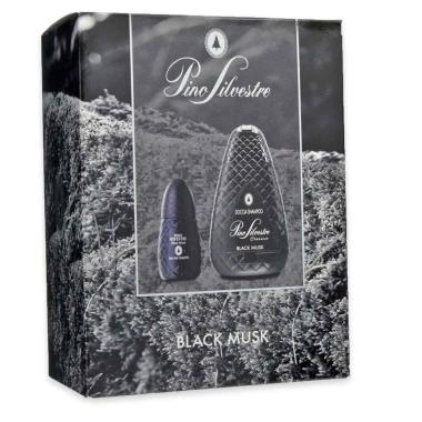 Pino silvestre coffret edt 75 ml + doccia shampoo 400 ml black musk