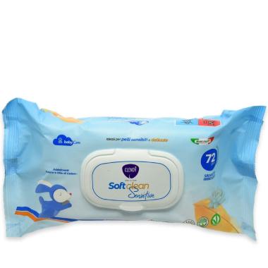 Clendy salviette imb.pelli delicate  baby cuddles 72pz