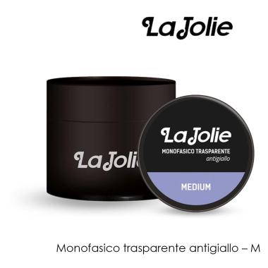 Gel monofasico trasparente antigiallo medium 50 ml la jolie