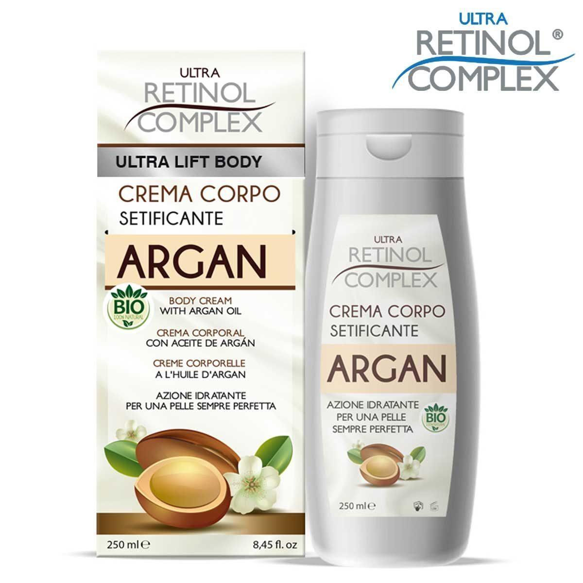Retinol complex linea biologica crema corpo argan 250 ml