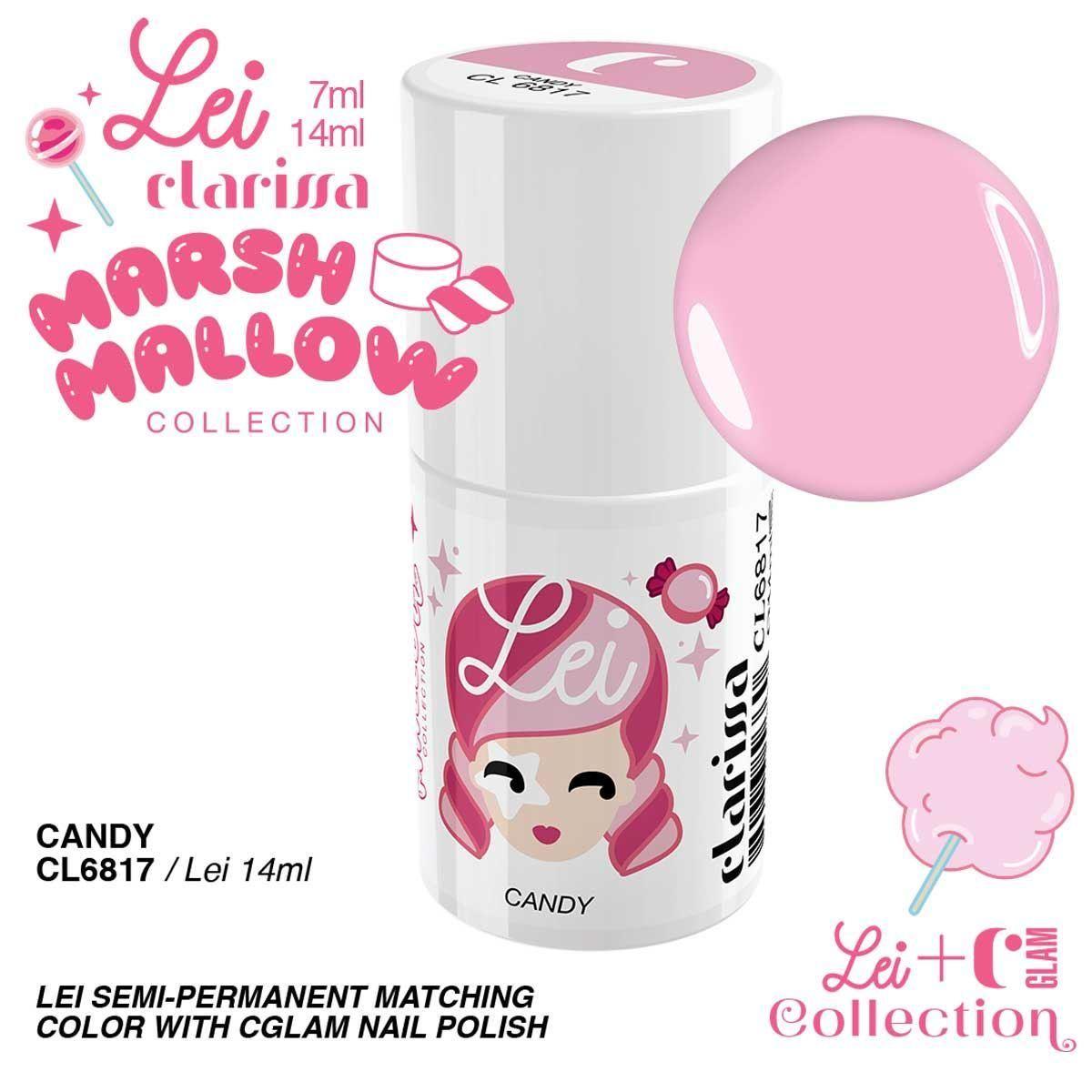 Clarissa smalto semipermanente tpo free 14 ml  candy