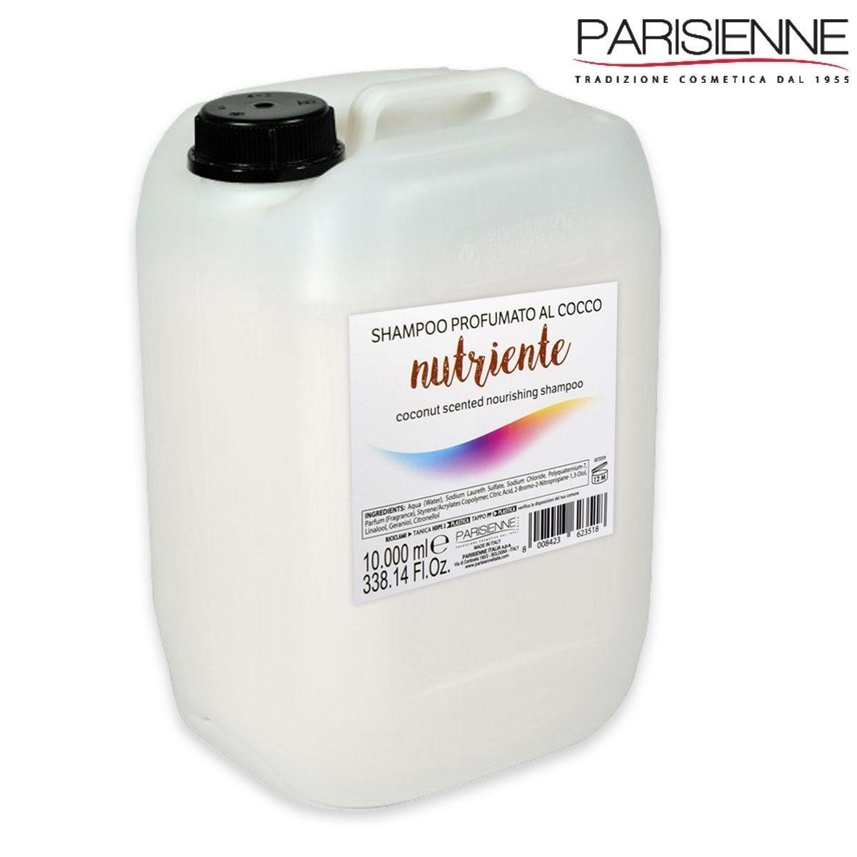 Parisienne shampoo nutriente al cocco tanica 10 litri