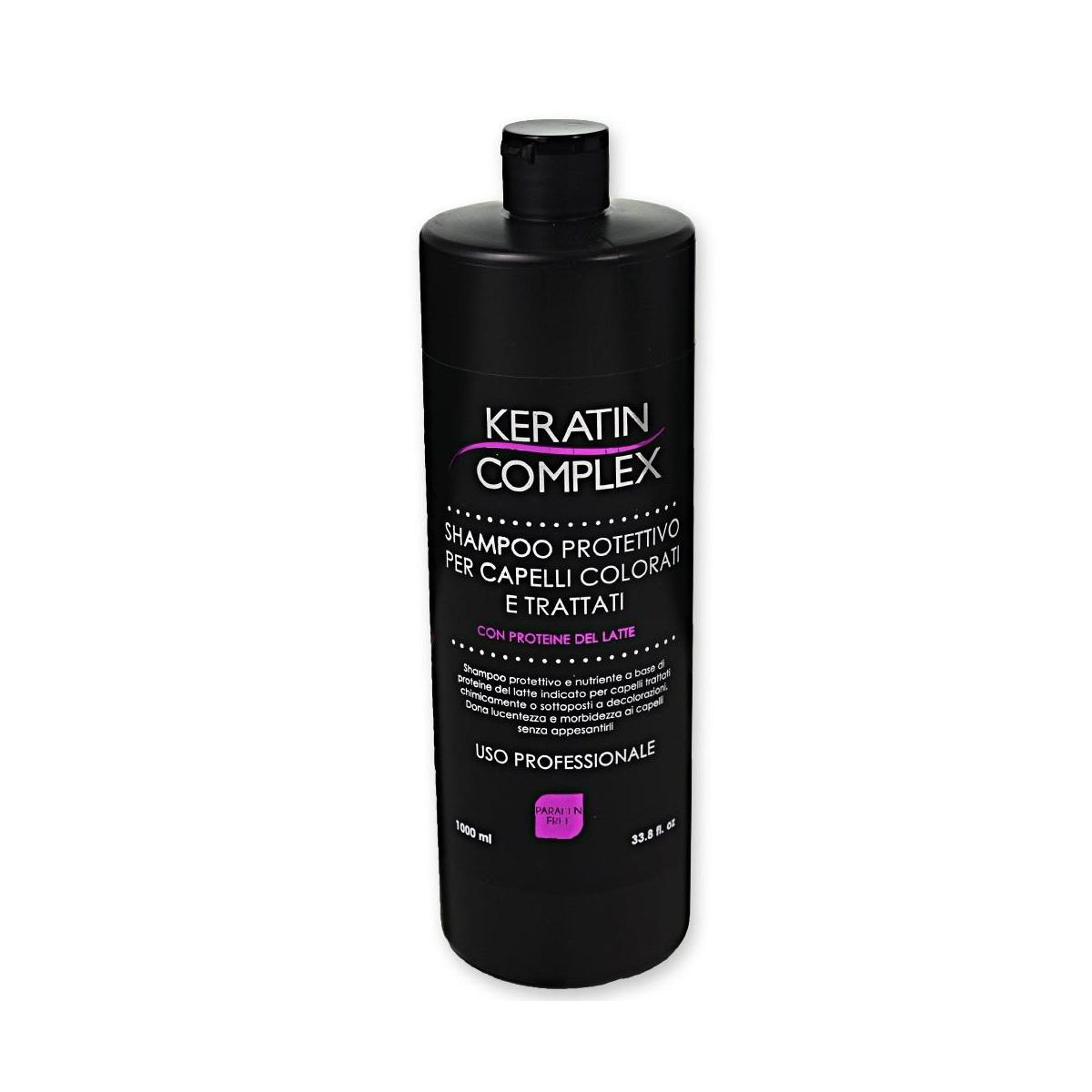 Keratin complex shampoo 800 ml capelli colorati