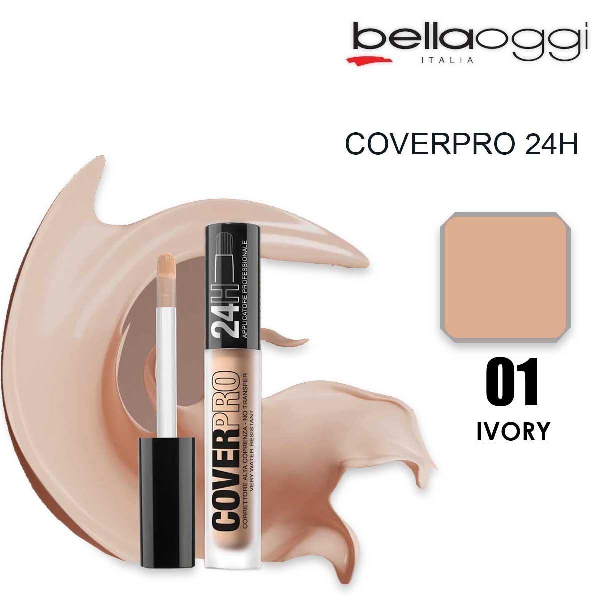 Bella oggi cover pro 24h correttore alta coprenza ivory