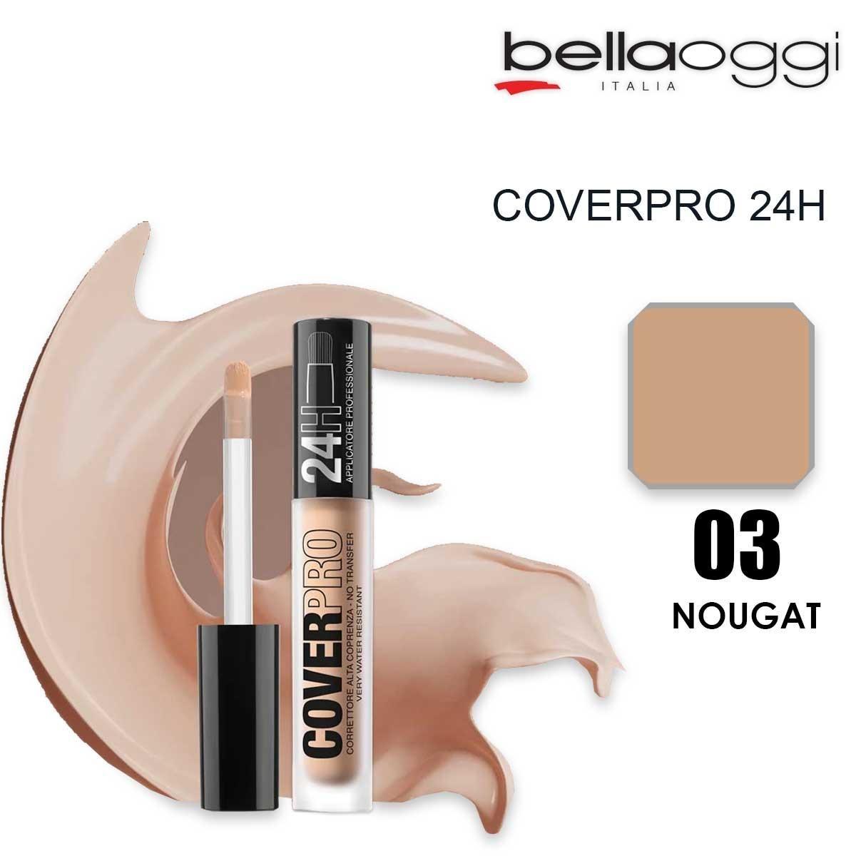 Bella oggi cover pro 24h correttore alta coprenza nougat
