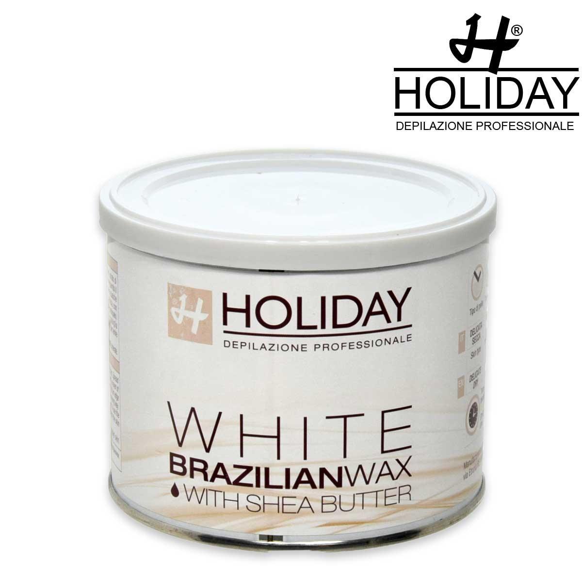 Holiday cera liposolubile versione bianca con burro di karitÈ 400 ml