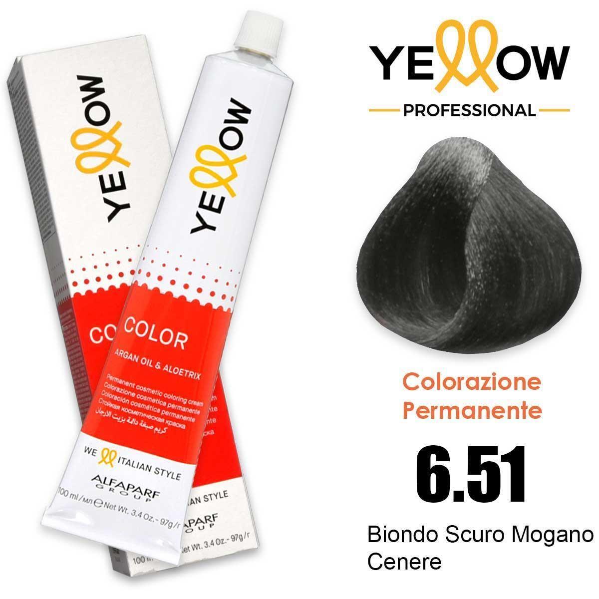 Alfaparf yellow color permanent 6.51 100ml