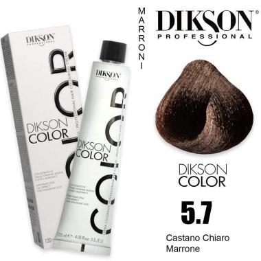 Dikson color 120 ml 5.7 castano chiaro marrone<br>