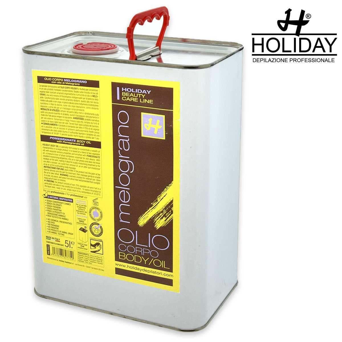 Olio corpo melograno holiday tanica 5 litri